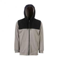 SWEAT DAGGERBOARD FZ HOODIE METAL - L