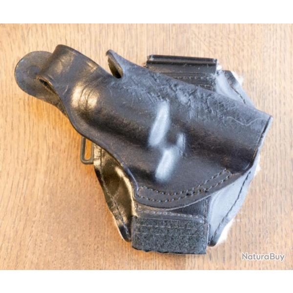 HOLSTER DE CHEVILLE DeSantis POUR S&W MODELE 19  2 POUCES 1/2