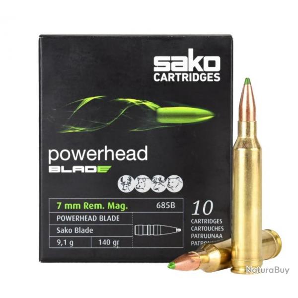 1 boite Sako Powerhead blade 7RM 140 grs sans plomb