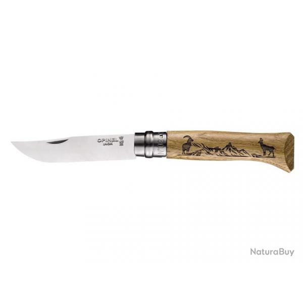 Opinel 08 Inox Chamois Srie Animalia