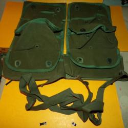 PORTES GENADES DE L'ARMEE FRANCAISE EN LOT DE 2 ,SANGLE POUR ATTACHER AUTOUR DE ,SANGLE POUR ATTACHE