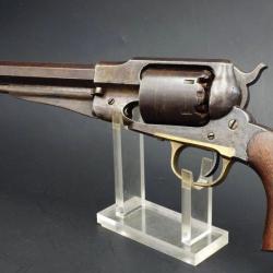 REVOLVER CIVIL WAR US REMINGTON 1858 NEW MODEL ARMY 1863 CALIBRE 44 PN - USA XIXè Très bon  U.S.A. X