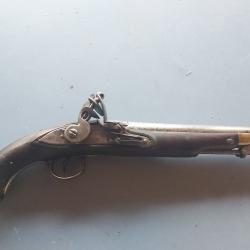 pistolet à silex de marine anglais