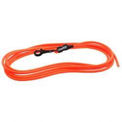 Longe CANIHUNT XTREME PVC Ronde 8 mm ORANGE - 5 mètres