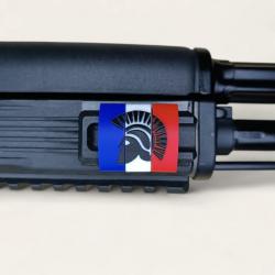 Clips Couvre-Rail Picatinny Molon Labe FRANCE Bleu Blanc Rouge Noir Drapeau