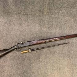 Fusil Lebel 1886 / M93 calibre 8x50 R monomatricule avec baïonnette