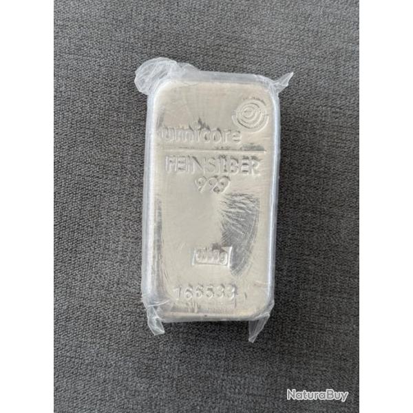 Lingot suisse moul en argent - 1 kg - Umicore - fondeur Allemagne
