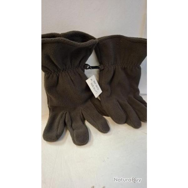 Gants Polaire kaki taille 11