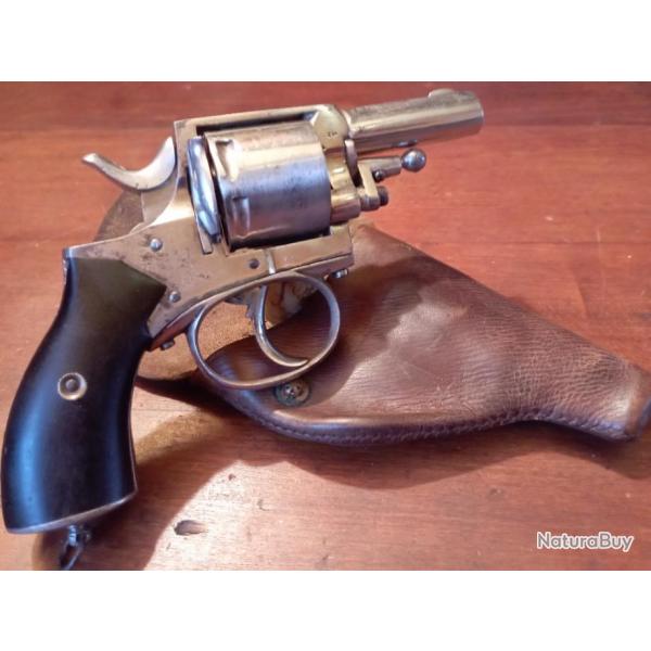 Gros revolver THE BRITISH CONSTABULARY en 320, de type administration avec holster