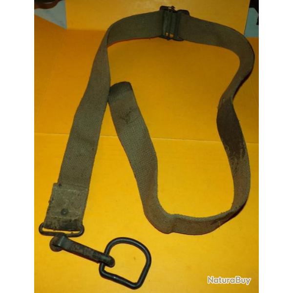 SANGLE POUR SAC A OUTILS DE MONTEUR DE LIGNES DE L'ARMEE FRANCAISE  , BON ETAT  VOIR PHOTOS . POUR T