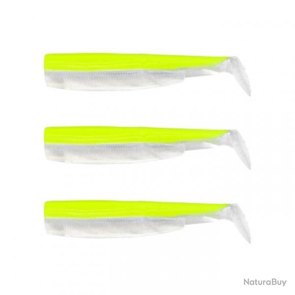 FIIISH 3 CORPS JAUNE FLUO BLACK MINNOW 140