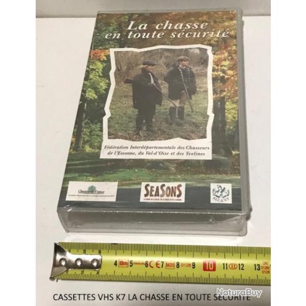 CASSETTES VHS K7 LA CHASSE EN TOUTE SECURITE