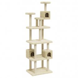 Arbre à chat meuble tour grimper jouet grattage grattoir escalade plateforme avec griffoirs en sisa