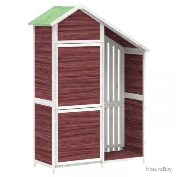 Abri de jardin cabane cabanon maison de stockage remise extrieur hangar outils robuste moka 120 x