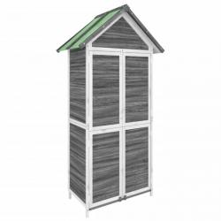 Abri de jardin cabane cabanon maison de stockage remise extérieur hangar outils robuste 89 x 52,5 x