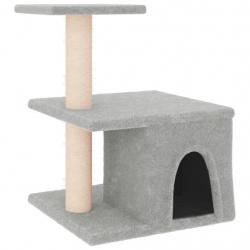 Arbre à chat meuble tour grimper jouet grattage grattoir escalade plateforme avec griffoirs en sisa