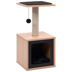 Arbre à chat meuble tour grimper jouet grattage grattoir escalade plateforme avec tapis à gratter e