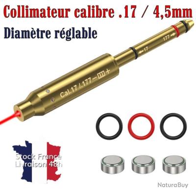 Collimateur de réglage vert calibre 0.177 jusqu'à calibre 12 batterie intégrée rechargeable via USB - Lasers de réglage optique, collimateurs (12927548