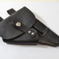 Etui / holster cuir pour pistolet FN 1910/22 10 22. Police Belge, System ROGOS déposé. Belgique