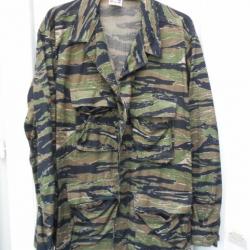 Veste de treillis camouflage Tiger Stripes