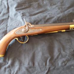 Pistolet a Percussion  FLINTLOCK  44 PN  (avec Tir Réduit)