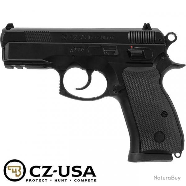 Rplique airsoft CZ 75D Compact pas cher - Pistolet  ressort 0.4 joule