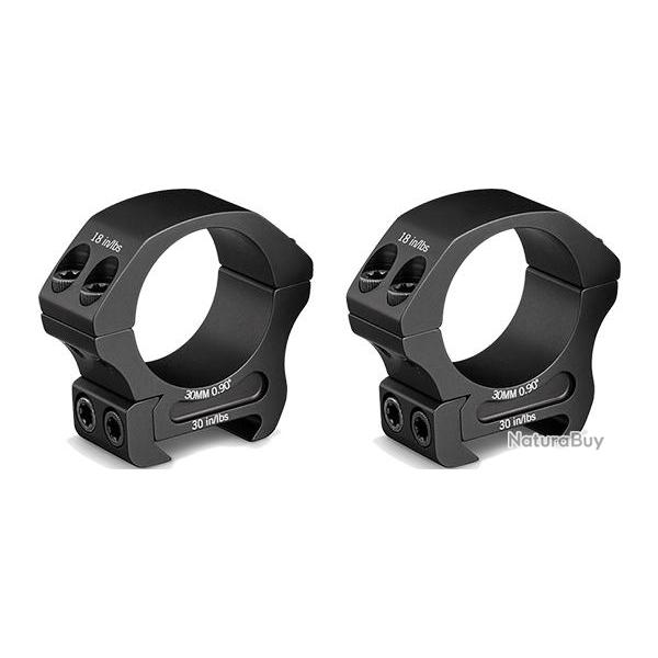 COLLIERS BAS 30MM VORTEX PRO SERIES - DIAMETRE 30MM - LA PAIRE