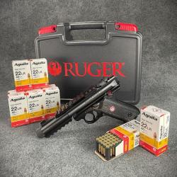 OFFRE SPECIALE - pistolet ruger mark iv tactical + 500 cartouches aguila cal. 22lr