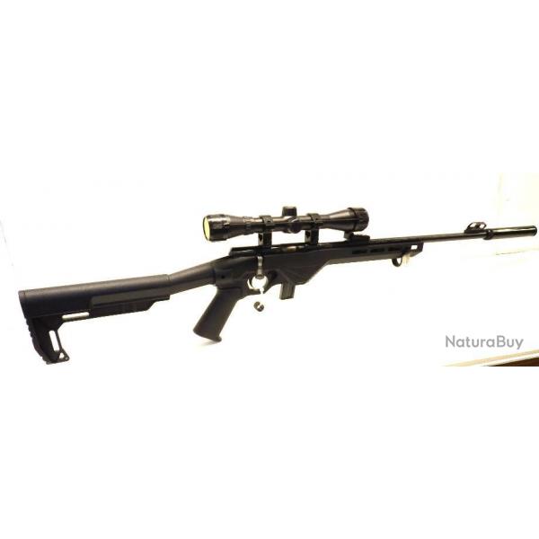 NOUVEAUTE CARABINE CITADEL MODELE TRAKR- CAL 22LR - CANON 53CM + LUNETTE 4*32+ SILENCIEUX + FOURREAU