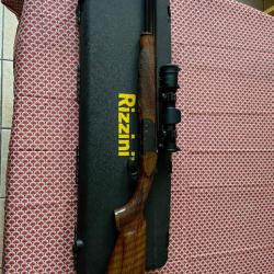 CARABINE EXPRESS superpose RIZZINI CALIBRE 9.3X74R AVEC POINT ROUGE AIMPOINT HUNTER