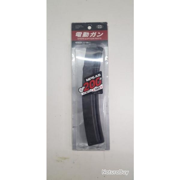 Chargeur Hi-cap 200 billes pour MP5A5 Next Gen (NGRS) Tokyo Marui