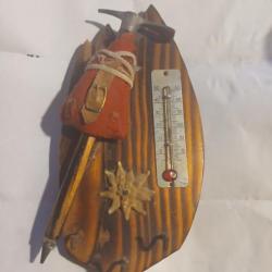 THERMOMÈTRE DÉCORATIF ALPES MONTAGNE