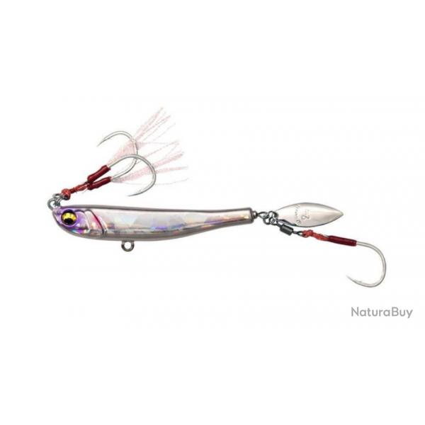 Jig Megabass Makippa 60 -UV Silver PB  avec hameons