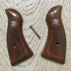 Plaquettes d'origine S&W K / L square butt