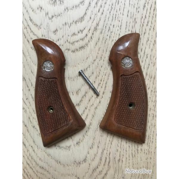 Plaquettes d'origine S&W K / L square butt