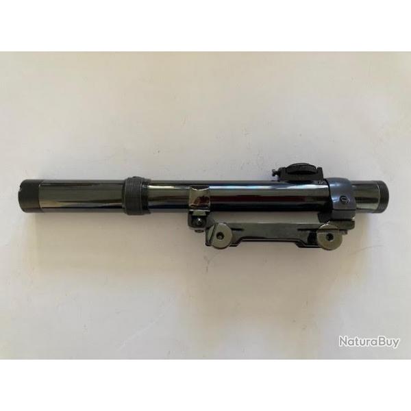 Lunette Allemande OIGEE  Berlin  CORNETT 2 1/2 x avec montage acier drivable pour rail de 11 mm