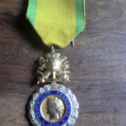 médaille valeur et discipline émail 1870