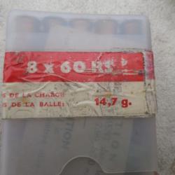 RARE;;balles 8x60 rs