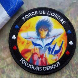 écusson patch badge gendarmerie police manga insigne tissu