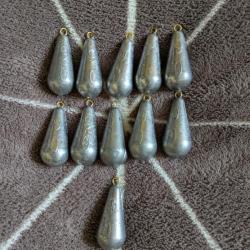 Lots 11 plombs poire 90 grammes