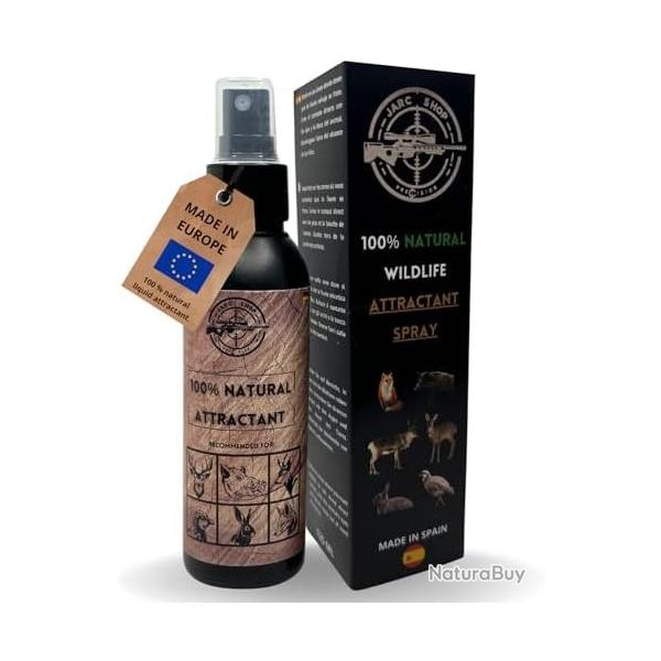 125 ml SPRAY ATTRACTIF SANGLIER et ATTRACTIF CHEVREUIL - Chasse Sanglier, Sanglier, appeau renard