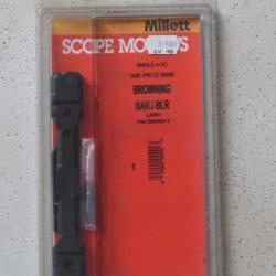 Millet Embase 1 pièces Browning Bar/Blr/Argo REF 10/2025