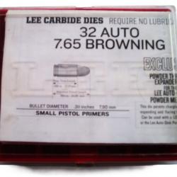 outils de rechargement 32 auto ou 7.65 browning