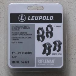 Leupold Montage 1 pouce rail 11mm REF 26/2025