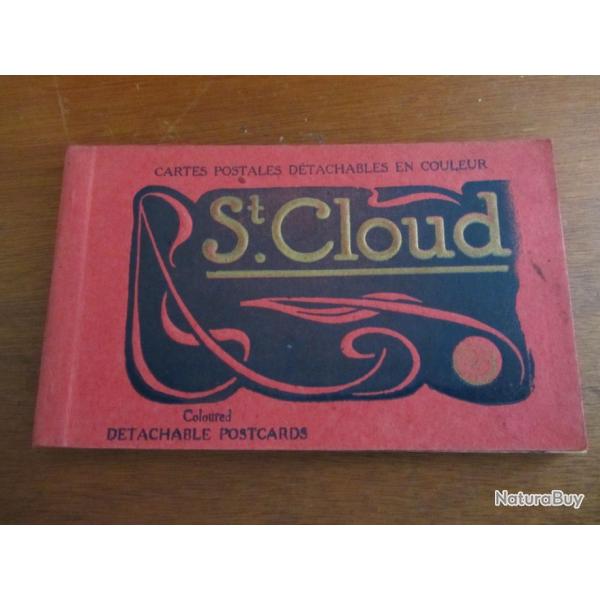 Carnet cartes postales St Cloud 1910 - L'abeille