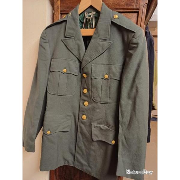 Ancienne veste militaire US - ARMY GREEN mod.44 COAT MAN'S WOOL SERGE - 1963