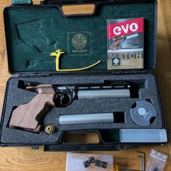 Pistolet à air STEYR Modèle EVO 10 noir COMPACT cal. 4,5 mm