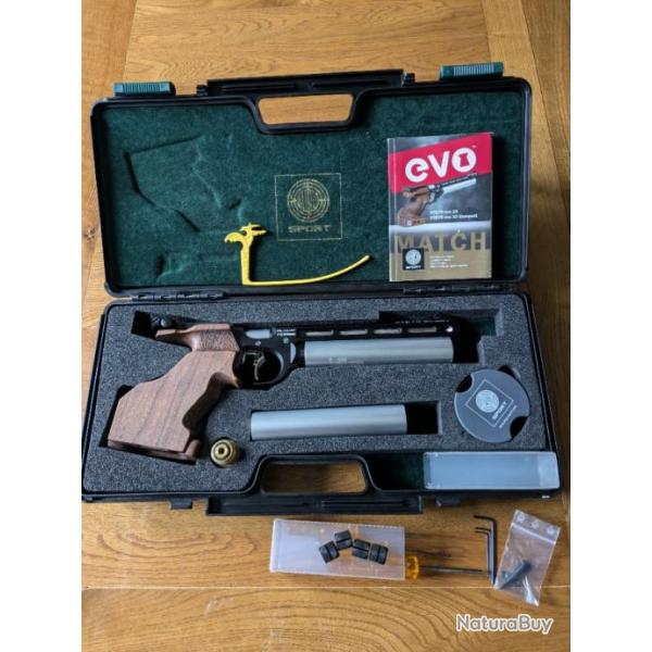 Pistolet  air STEYR Modle EVO 10 noir COMPACT cal. 4,5 mm