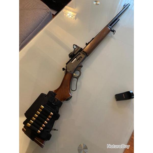 Ensemble carabine MARLIN 444S Micro Groove + optique + 2 boites de munitions .