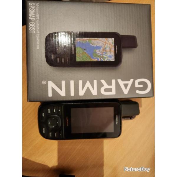 GARMIN GPSMAP 66st - Appareil portable multisatellite avec capteurs et cartes Europe TopoActive